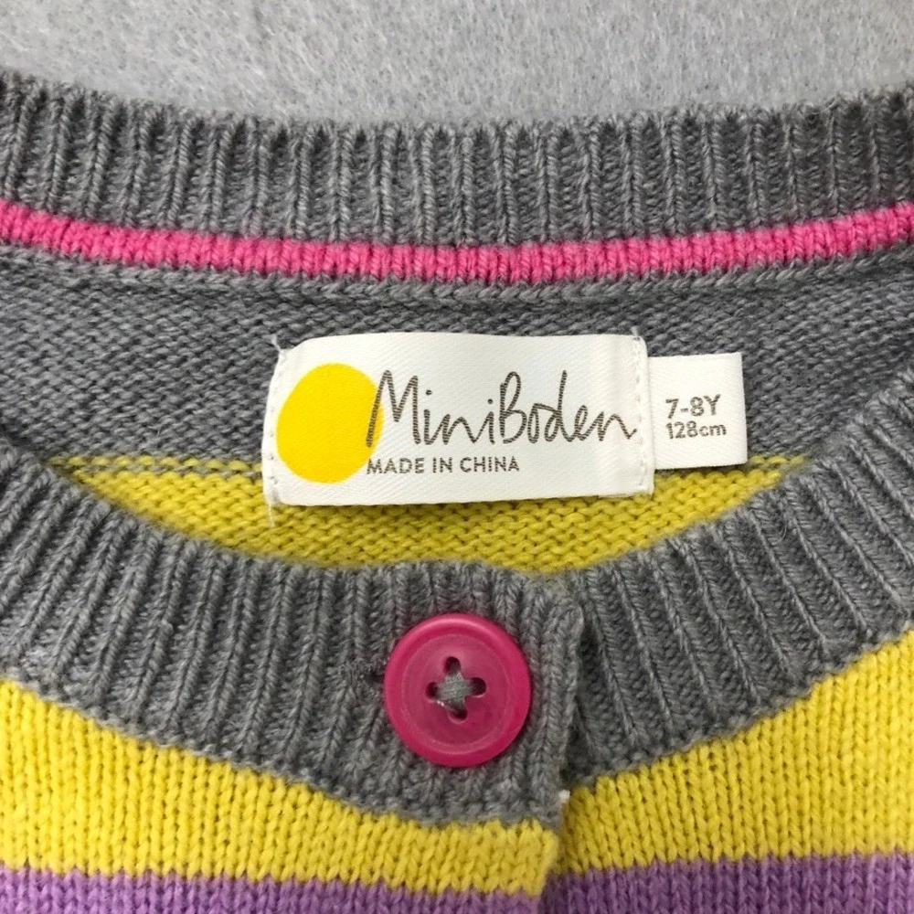 Mini Boden Clothing Lot Girls 7-8 Kids Multicolor Striped Lace Velvet Leggings‎